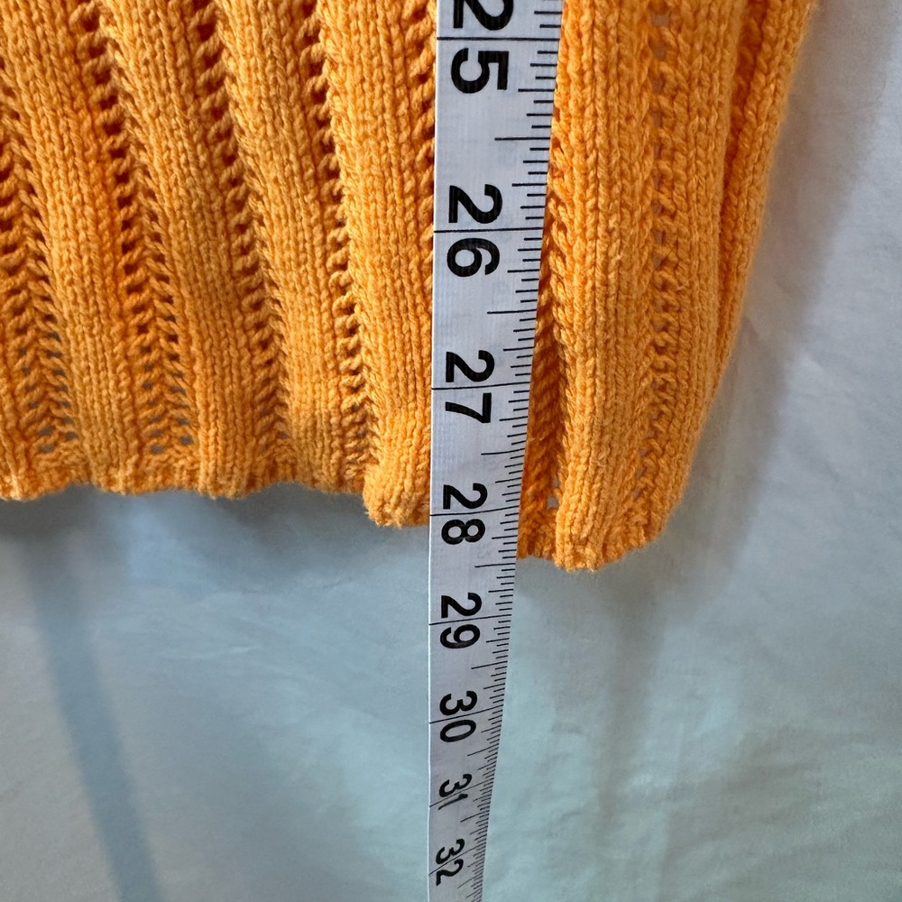 Orange Knit Skirt and Matching Top by Freshman 1996 - Picture 4 of 6